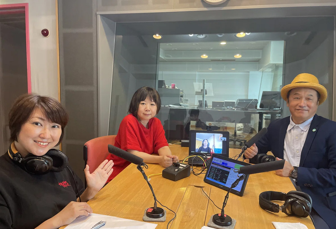 ラジオのゲストにあらきゆうこさん登場!